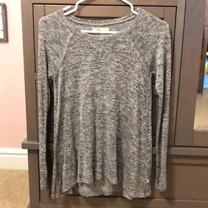 hollister gray top